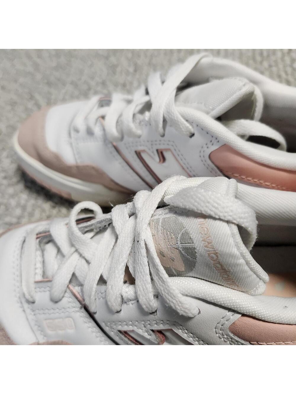 New Balance 550 White and Pink Women's Sneakers Size 6 Lace Up - Picture 14 of 14
